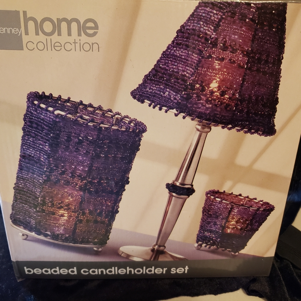 3 piece candleholder set - Picture 1 of 7